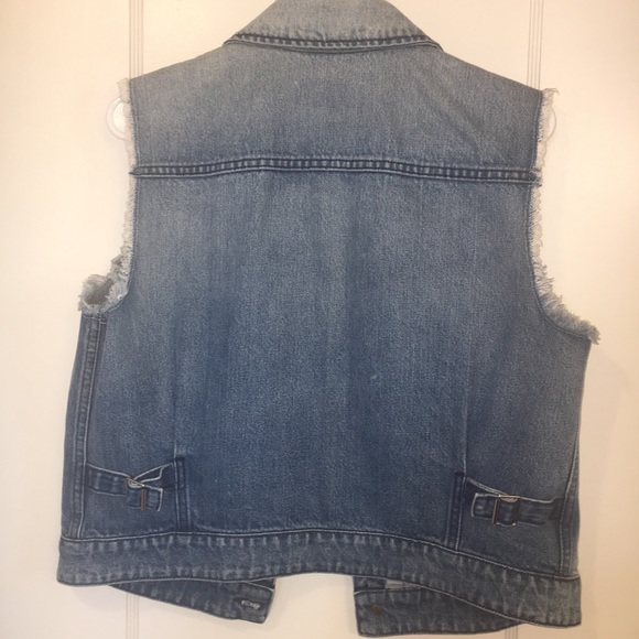7 for All Mankind Denim Vest | Size Large - Picture 6 of 6